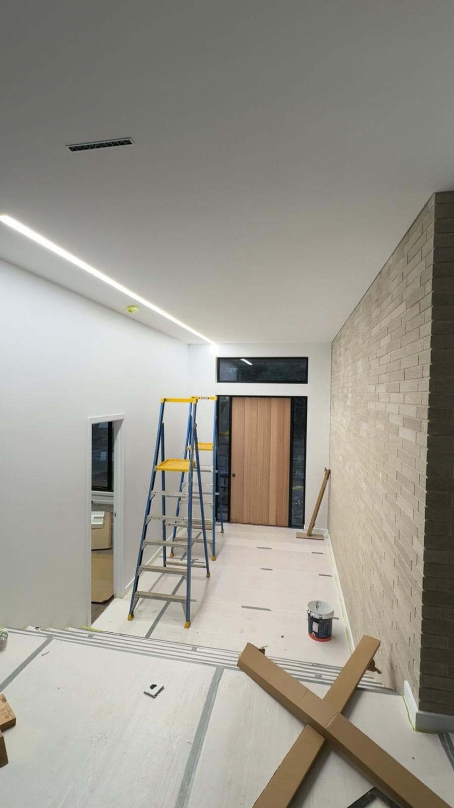 LED Strip Hallway Design